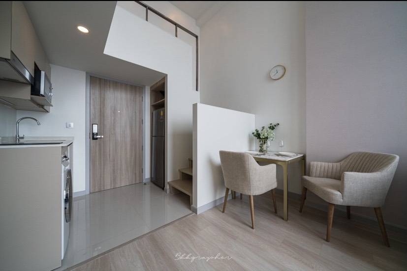 ให้เช่าคอนโด Knightsbridge Prime Sathorn (ไนท์ บริดจ์ ไพร์ม สาทร ) ห้อง duplex ชั้น 30 แบบ 1 ห้องนอน 1 ห้องน้ำ 45 ตรม