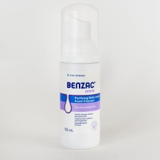 Benzac Spots Foam Cleanser ผลิตภัณฑ์ล้างหน้า แอคแน่สกิน 50มล