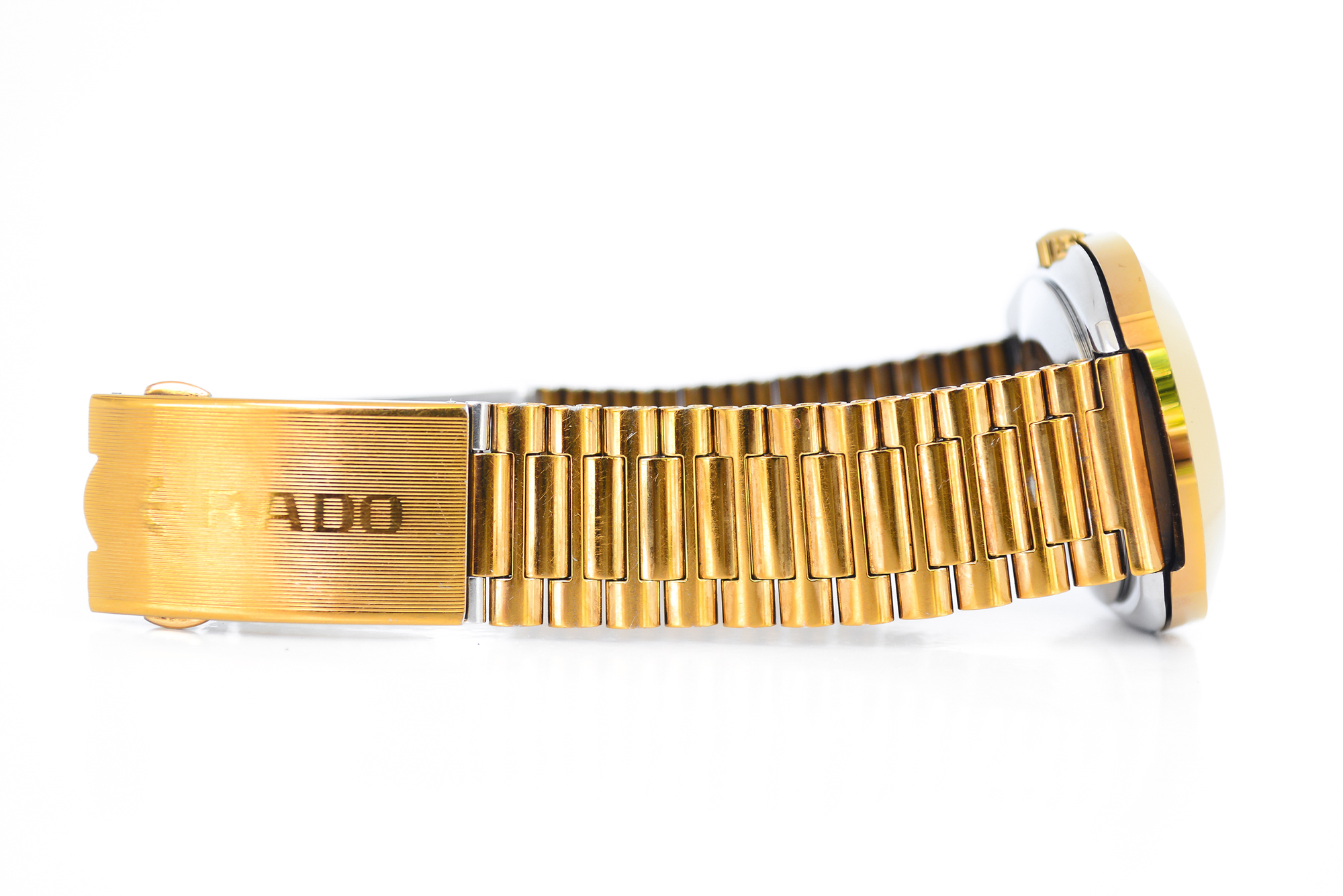 Rado Diastar Automatic Man Size เรือนทอง หน้าทอง พลอยแดง