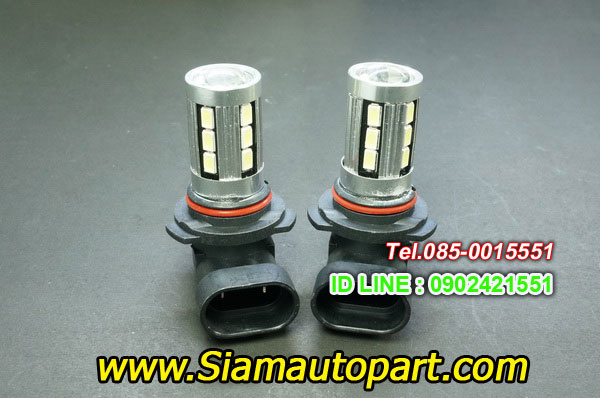 LED ขั้ว HฺB4/9006-18SMD-2สเตปสั่งกระพริบได้