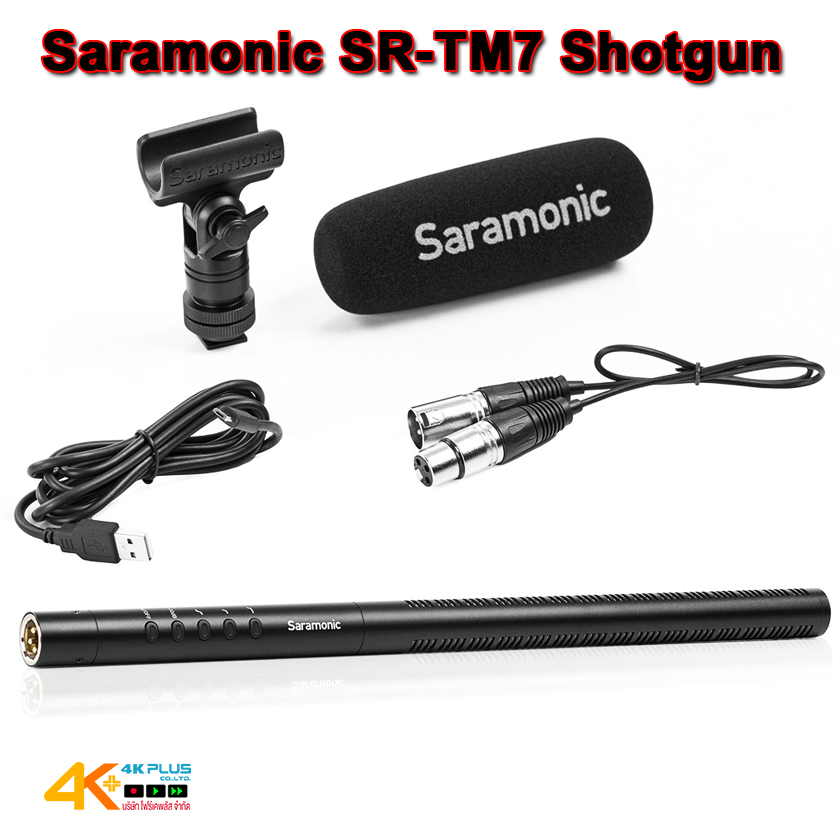 Saramonic SR-TM7 15" Super-Cardioid Broadcast XLR Shotgun Condenser Microphone