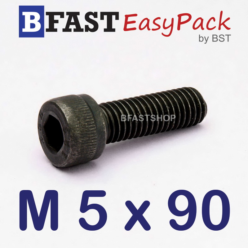 สกรูหัวจมดำ M 5 x 90 (2 ตัว/ถุง) *เกลียวครึ่ง*