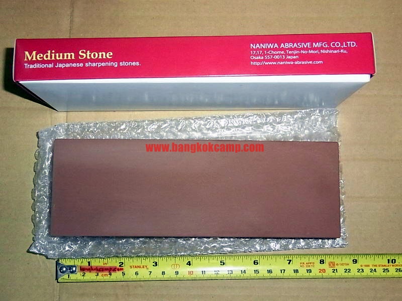 หินลับมีดญี่ปุ่น NANIWA Medium Stone M-210 1000grit Made in Japan