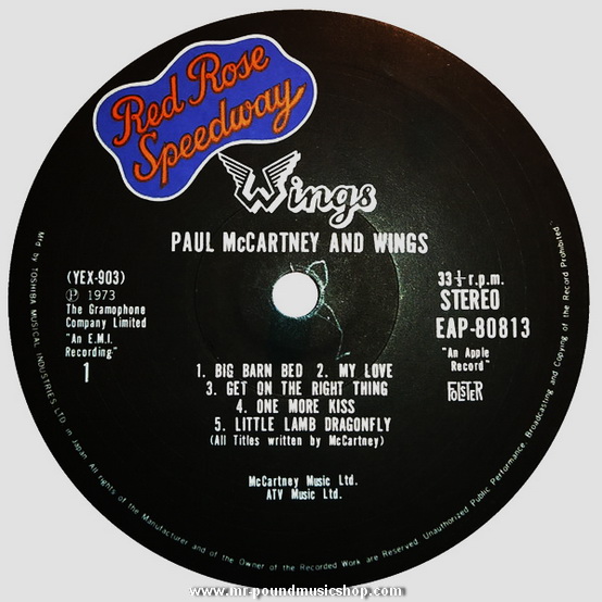 Paul McCartney And Wings - Red Rose Speedway