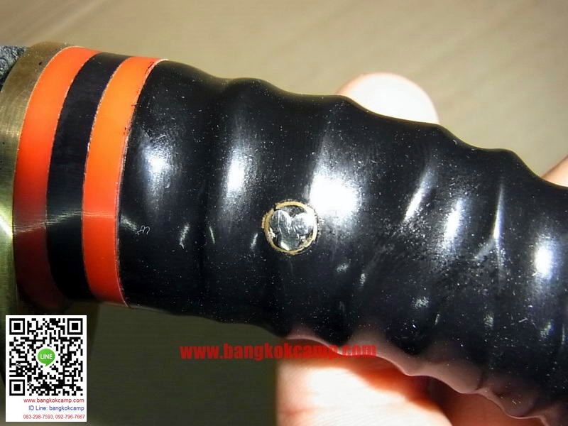 มีดดามัสกัส ด้ามเขา พร้อมซองหนังแท้