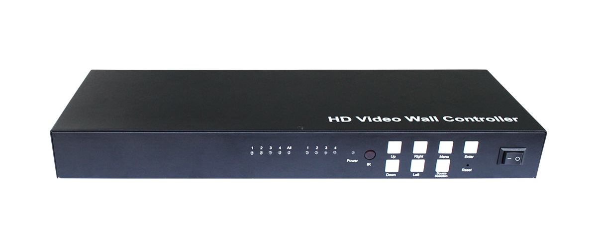 2x2 HD Video Wall Controller / 1x4 Splitter