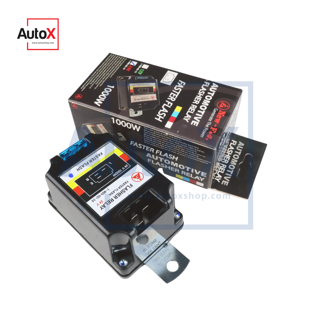 เฟรชเชอร์ไฟเลี้ยว 24V 1000W งานหนัก รถบรรทุก แบบกระพริบเร็ว (ปรับเร้วช้าไม่ได้) ยี่ห้อNew-FJ