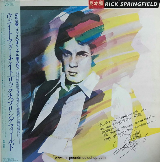 Rick Springfield - Wait For Night