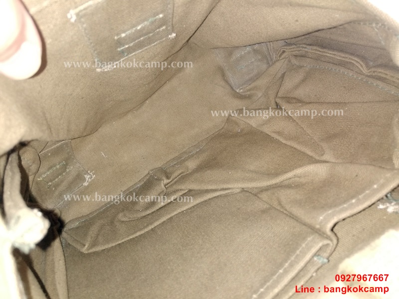 กระเป๋าทหารเชคโก กระเป๋าสะพาย ผ้าแคนวาส ของใหม่เก่าเก็บ สมบูรณ์ พร้อมใช้