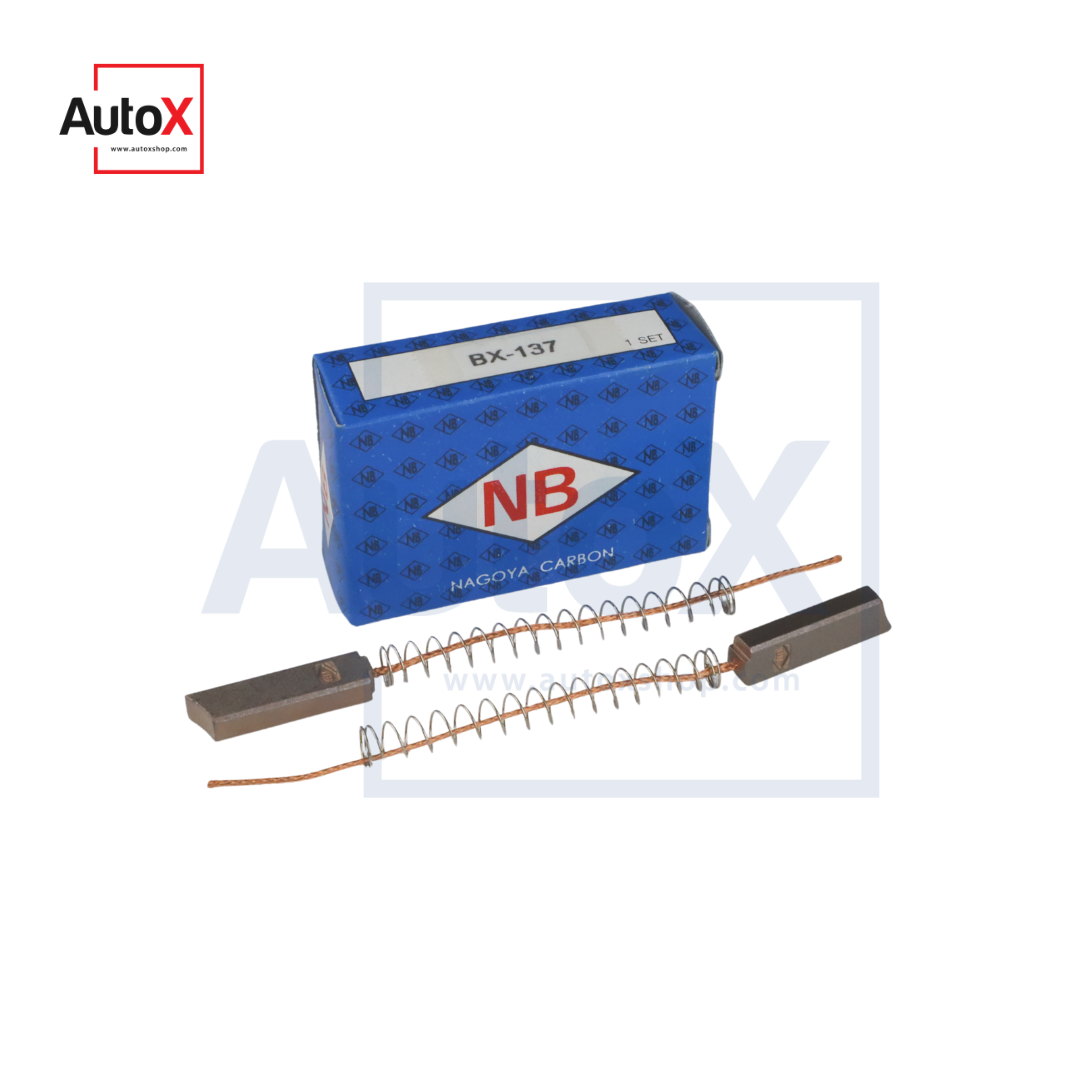 ถ่านไดชาร์จ BX-137 ISUZU TFR, MTX, Rocky ขนาด5x8x28mm ยี่ห้อNB (2ก้อน/1ชุด)