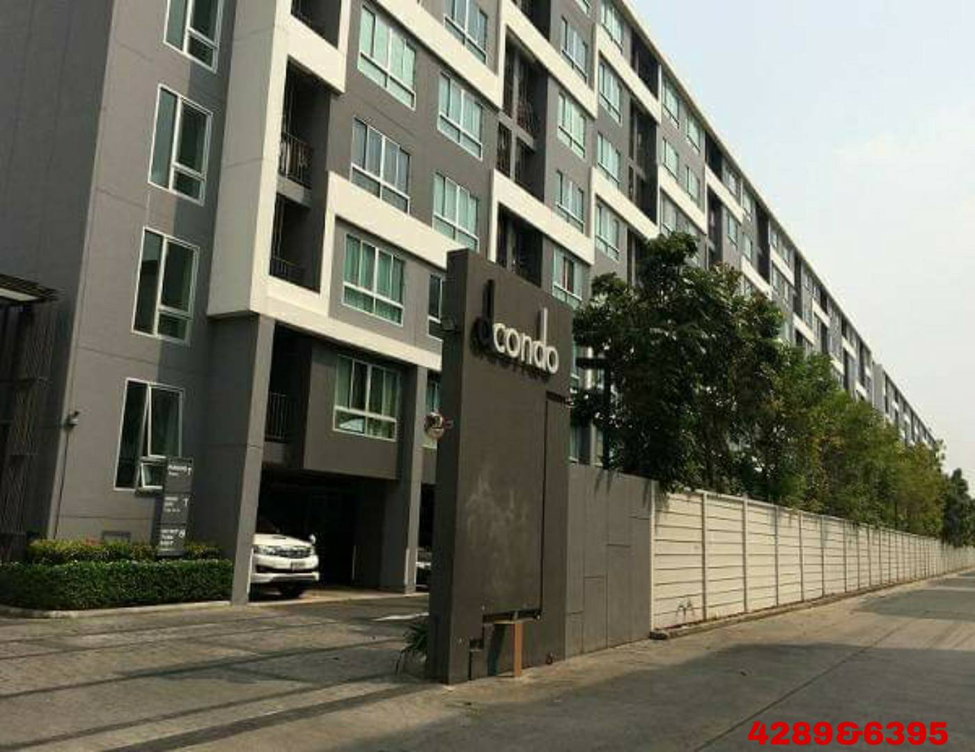 ขายด่วนคอนโด D Condo Ramkhamhaeng 64/2 ห้องสตูดิโอ (สามารถกั้นห้องนอนแยกเป็น 1 ห้องนอนได้)