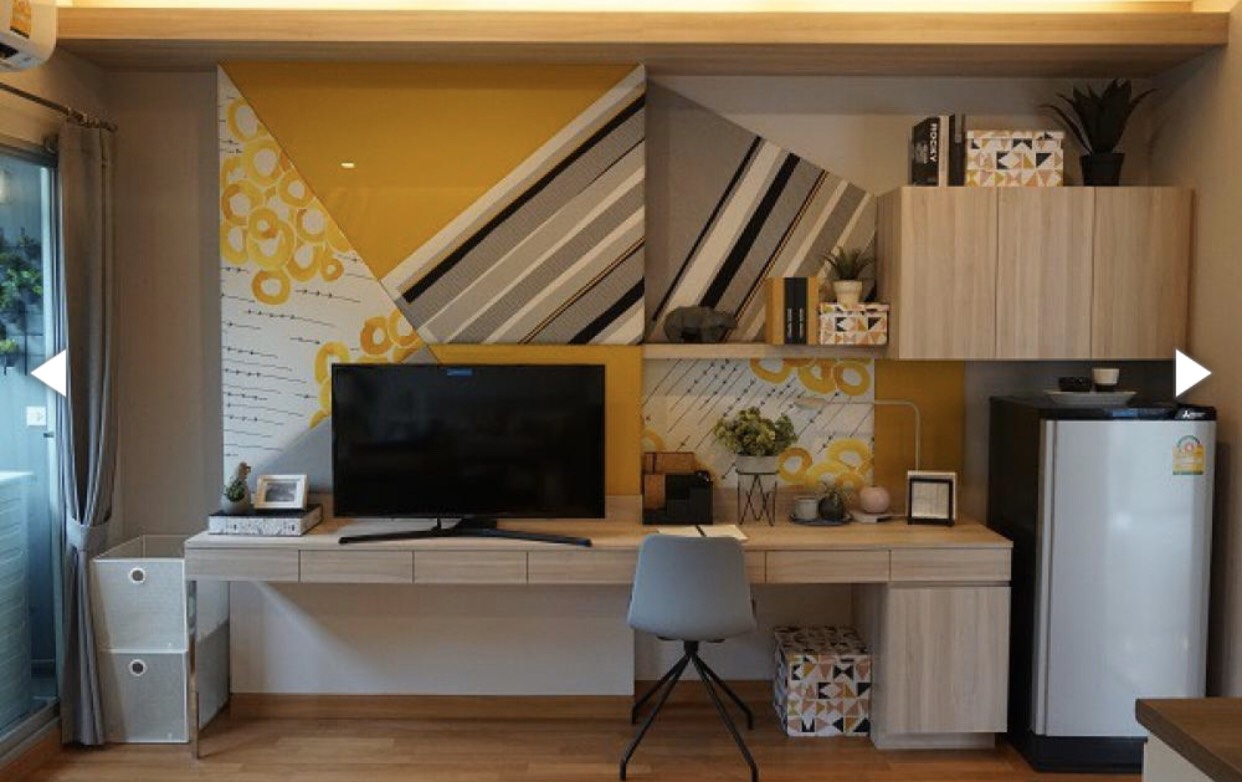 ให้เช่าคอนโด Lumpini Park Vibhavadi - Chatuchak (ลุมพินี พาร์ค วิภาวดี-จตุจักร ) ห้องสตูดิโอ 1 ห้องน้ำ ขนาด 24 ตรม ชั้น 12