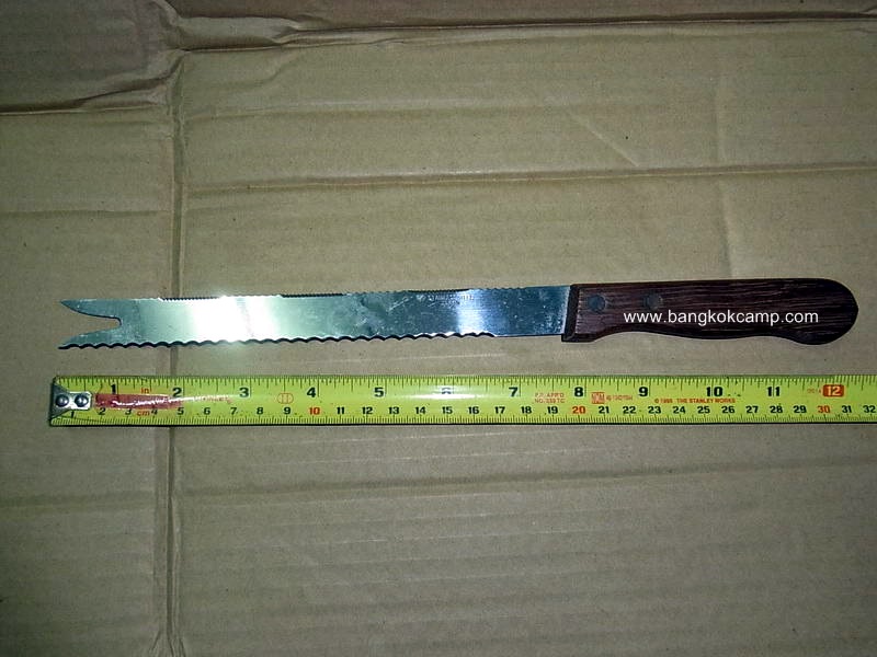 มีดญี่ปุ่นอเนกประสงค์ ใบมีด7.5นิ้ว STAINLESS STEEL Made in Japan ของใหม่เก่าเก็บ