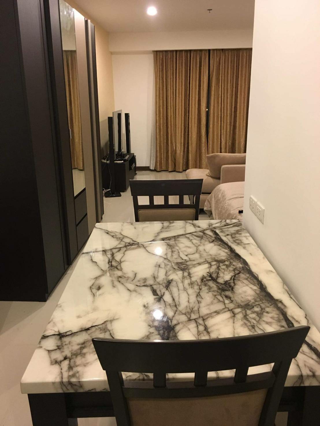 ให้เช่าคอนโด Supalai Prima Riva (ศุภาลัย พรีมา ริวา) ห้องสตูดิโอ 1 ห้องน้ำ ขนาด 43 ตรม ชั้น 20 ทิศเหนือ