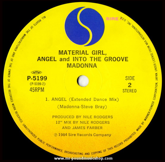 Madonna - Material Girl, Angel And Into The Groove