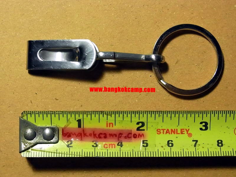แหนบ พวงกุญแจ ตะขอเกี่ยว - สแตนเลส Made in USA. (คล้องเครื่องรางฯ กล้องส่องพระ ฯลฯ)