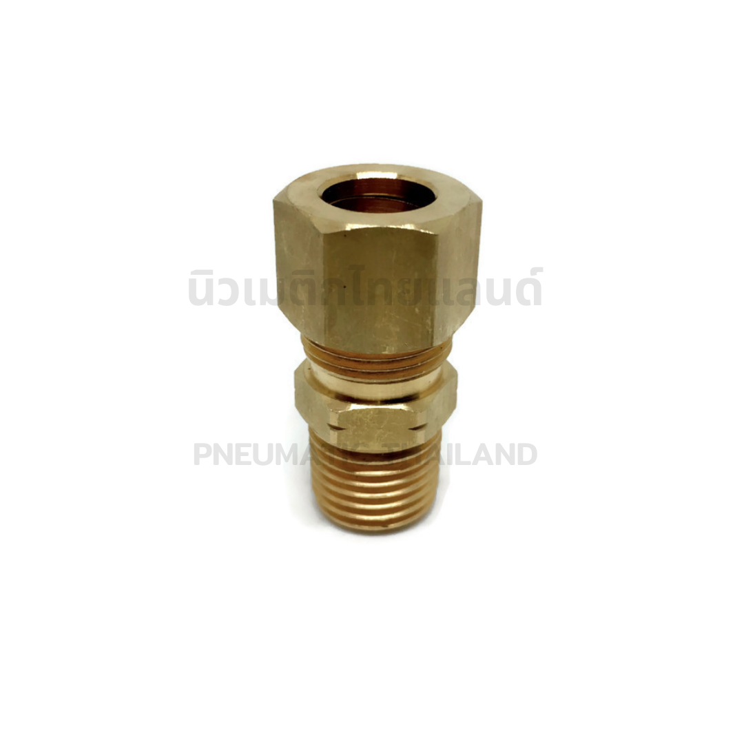 ข้อต่อตรงตาไก่ทองเหลือง ข้อต่อตาไก่