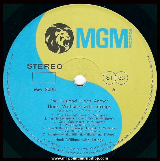 Hank Williams - The Legend Lives Anew - Hank Williams With Strings