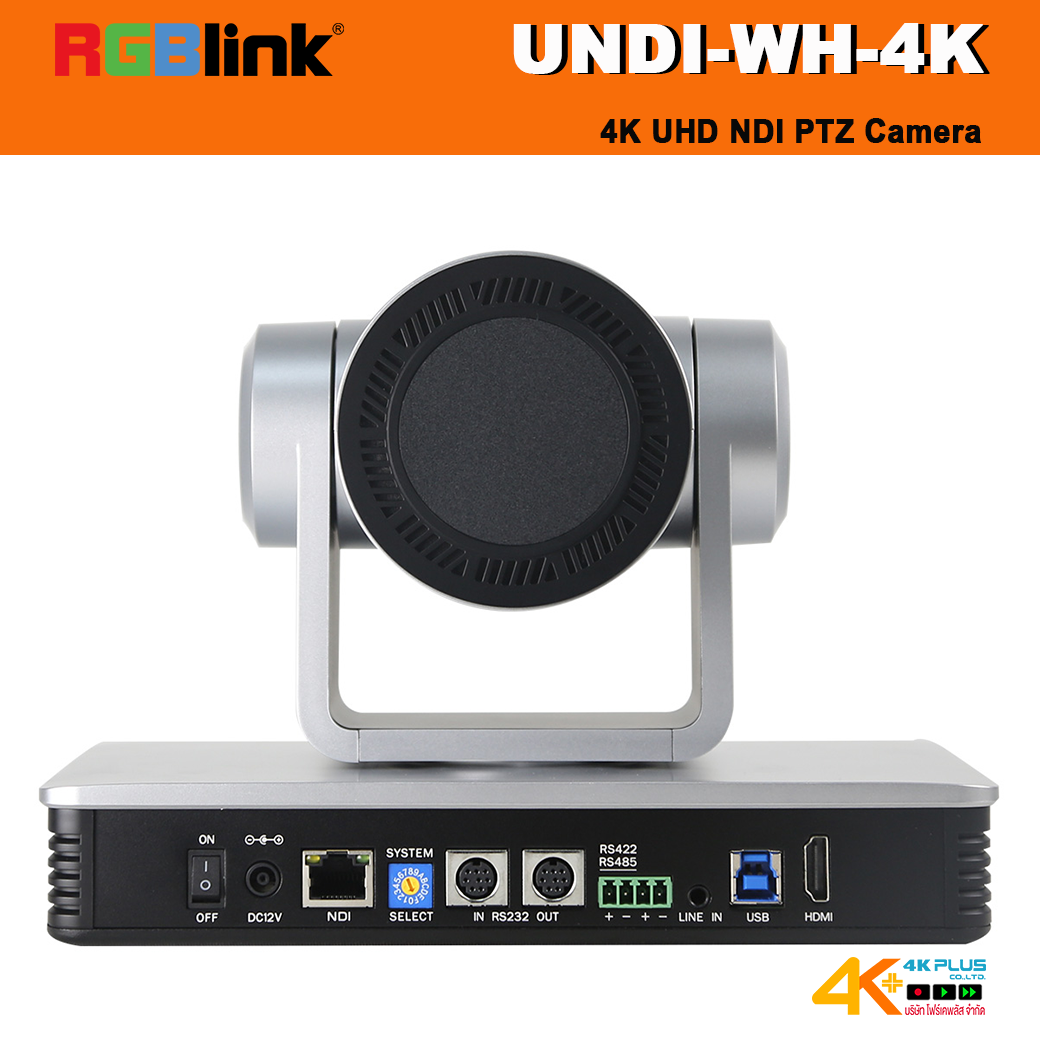 RGBlink UNDI-WH-4K 4K UHD NDI PTZ Camera