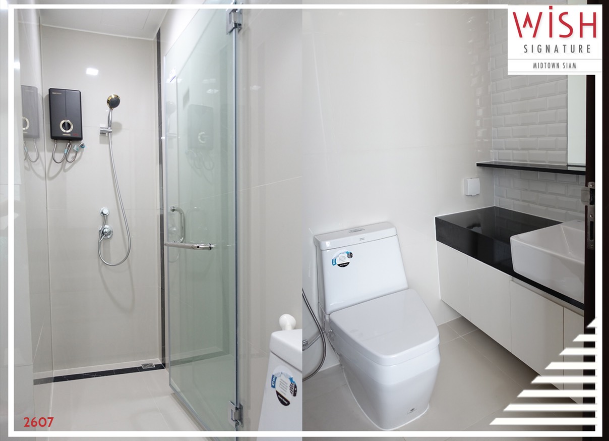 ให้เช่าคอนโด Wish Signature Midtown Siam (วิช ซิกเนเจอร์ มิดทาวน์ สยาม) 1 ห้องนอน 1 ห้องน้ำ ขนาด 33.5 ตรม ชั้น 26
