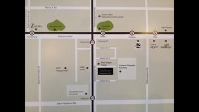 ห้เช่าคอนโด The Room Sukhumvit 21 (เดอะ รูม สุขุมวิท 21 อโศก ) 1 ห้องนอน 1 ห้องน้ำ ขนาด 50 ตรม