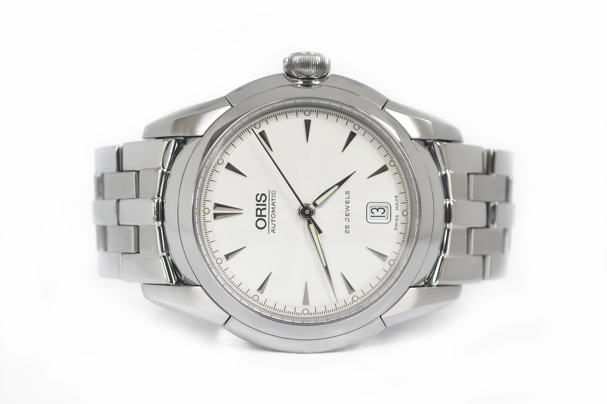 Oris Artelier Date Automatic King Size หน้าขาว