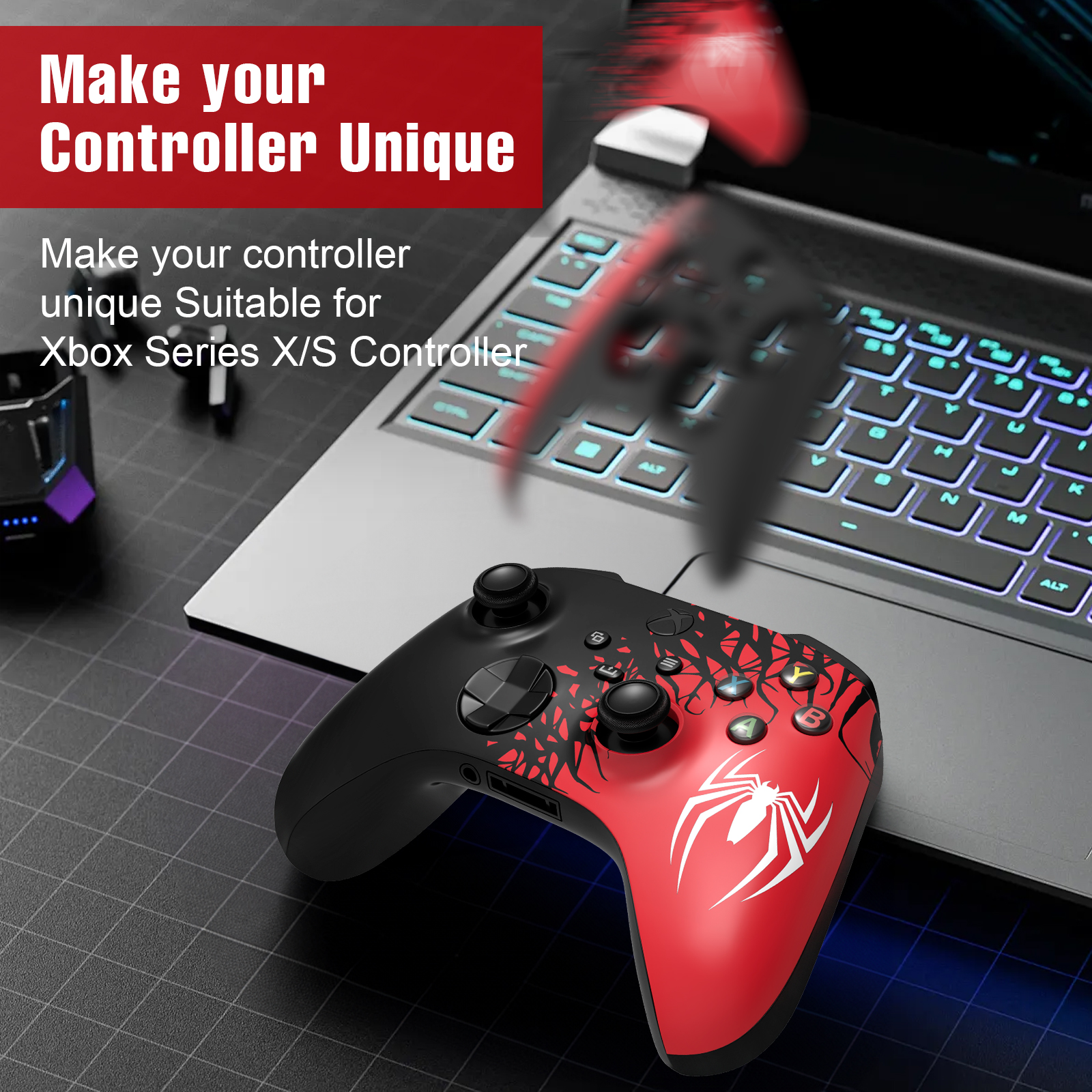 เคสจอย Xbox Series S/X สไปเดอร์