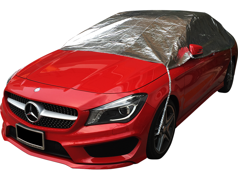 Sunaway ผ้าคลุมรถกันร้อน 100% (สำหรับรถเก๋ง-ครึ่งคัน)