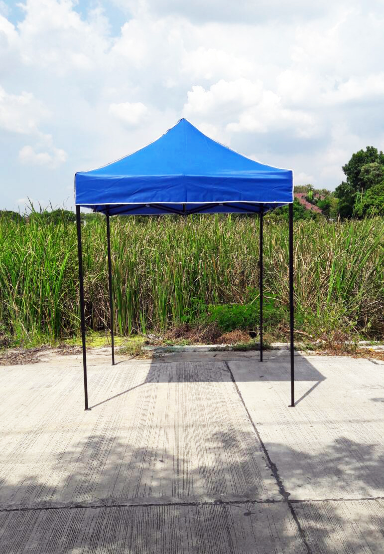 เต็นท์พับได้ สีน้ำเงิน ขนาด 2m x 2m