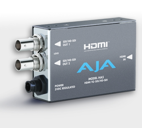 AJA HA5 - HDMI to SDI/HD-SDI Video and Audio Converter