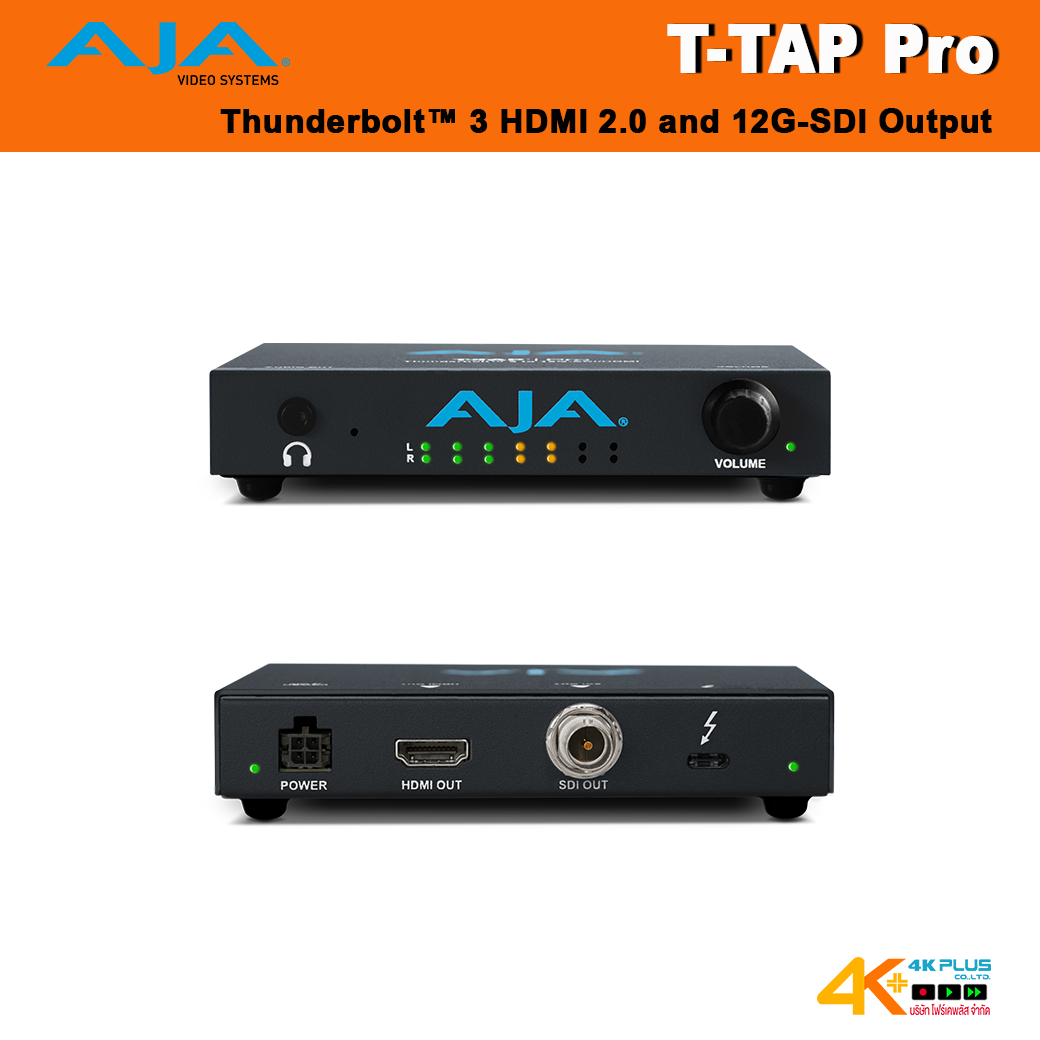 AJA T-TAP Pro Thunderbolt 3 HDMI 2.0 and 12G-SDI Output