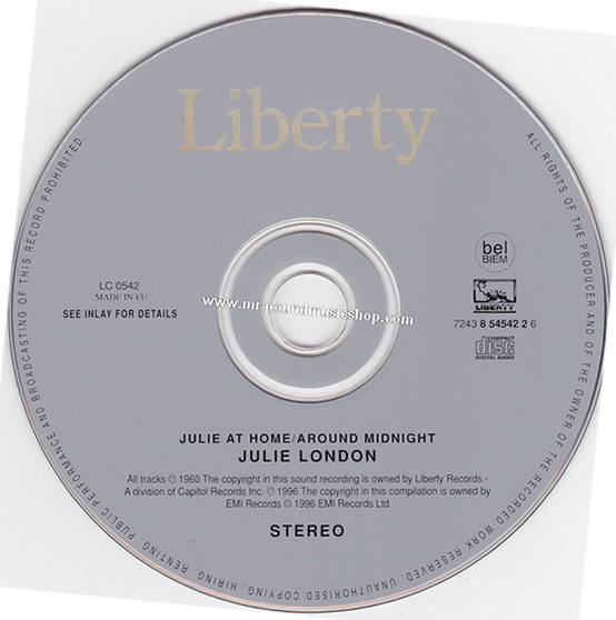 Julie London - Julie...At Home / Around Midnight