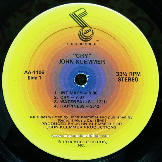 John Klemmer - Solo Saxophone - Cry
