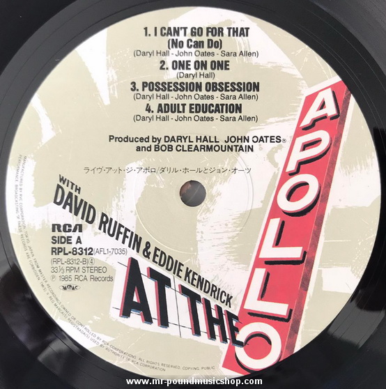 Daryl Hall & John Oates With David Ruffin & Eddie Kendrick - Live At The Apollo