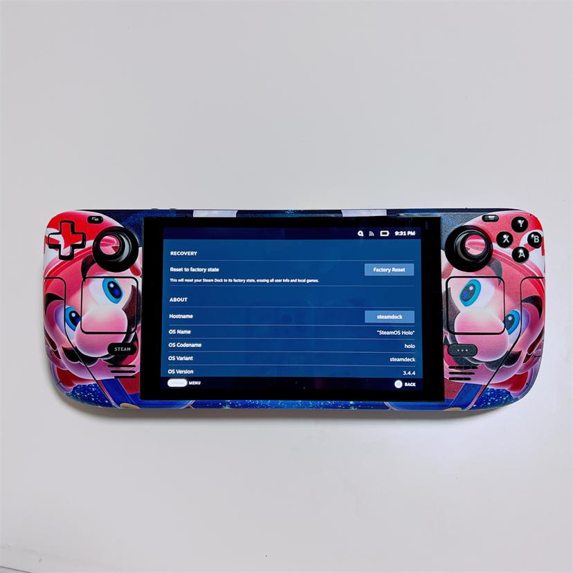 Steam Deck & OLED สติกเกอร์ไวนิลติดเครื่อง ไม่ทิ้งคราบกาว