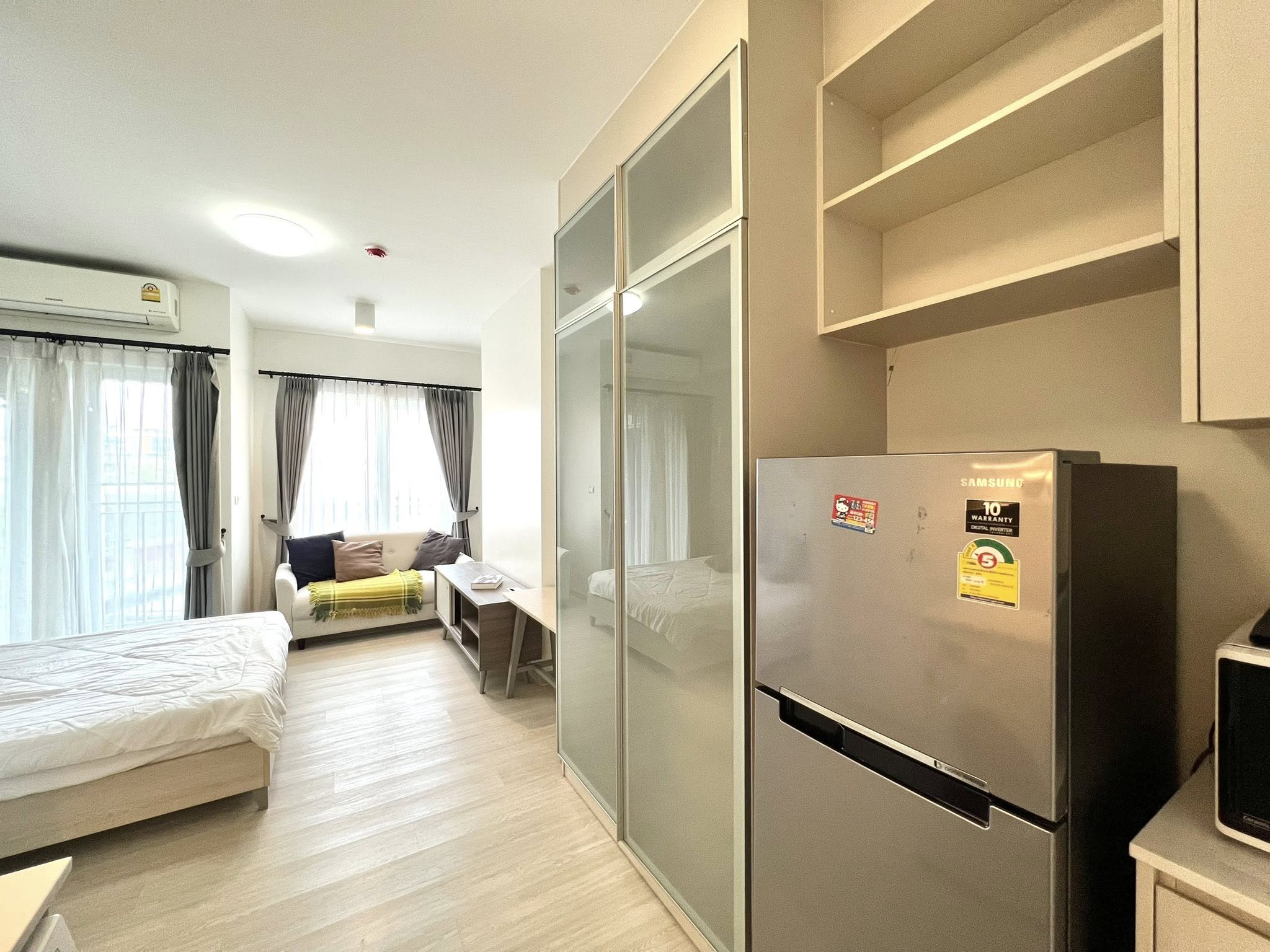 ห้เช่าคอนโด ห้วยขวาง ราคาเพียง 12,000 ห้องพร้อมอยู่ Chapter One Eco Ratchada - Huai Khwang รัชดา-ห้วยขวาง ใกล้ MRT ห้วยขวาง