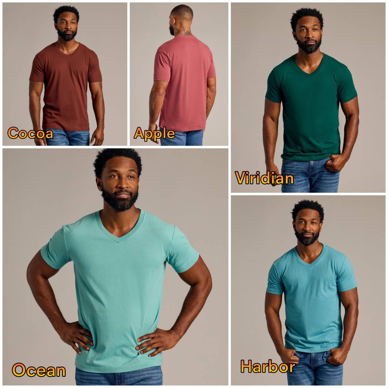 True Classic Premium V-Neck Short Sleeve T-Shirt