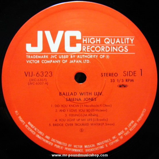 Salena Jones - Ballad With Luv.