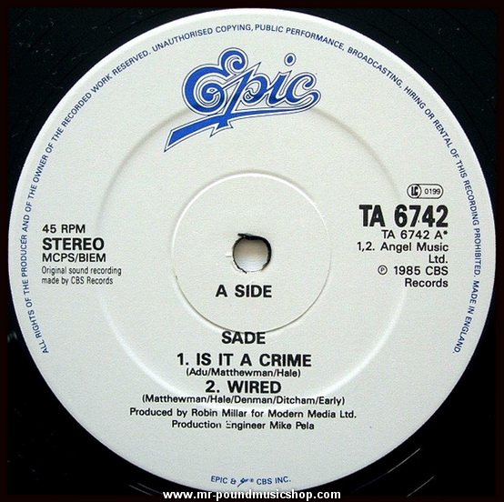 Sade - Is It A Crime?