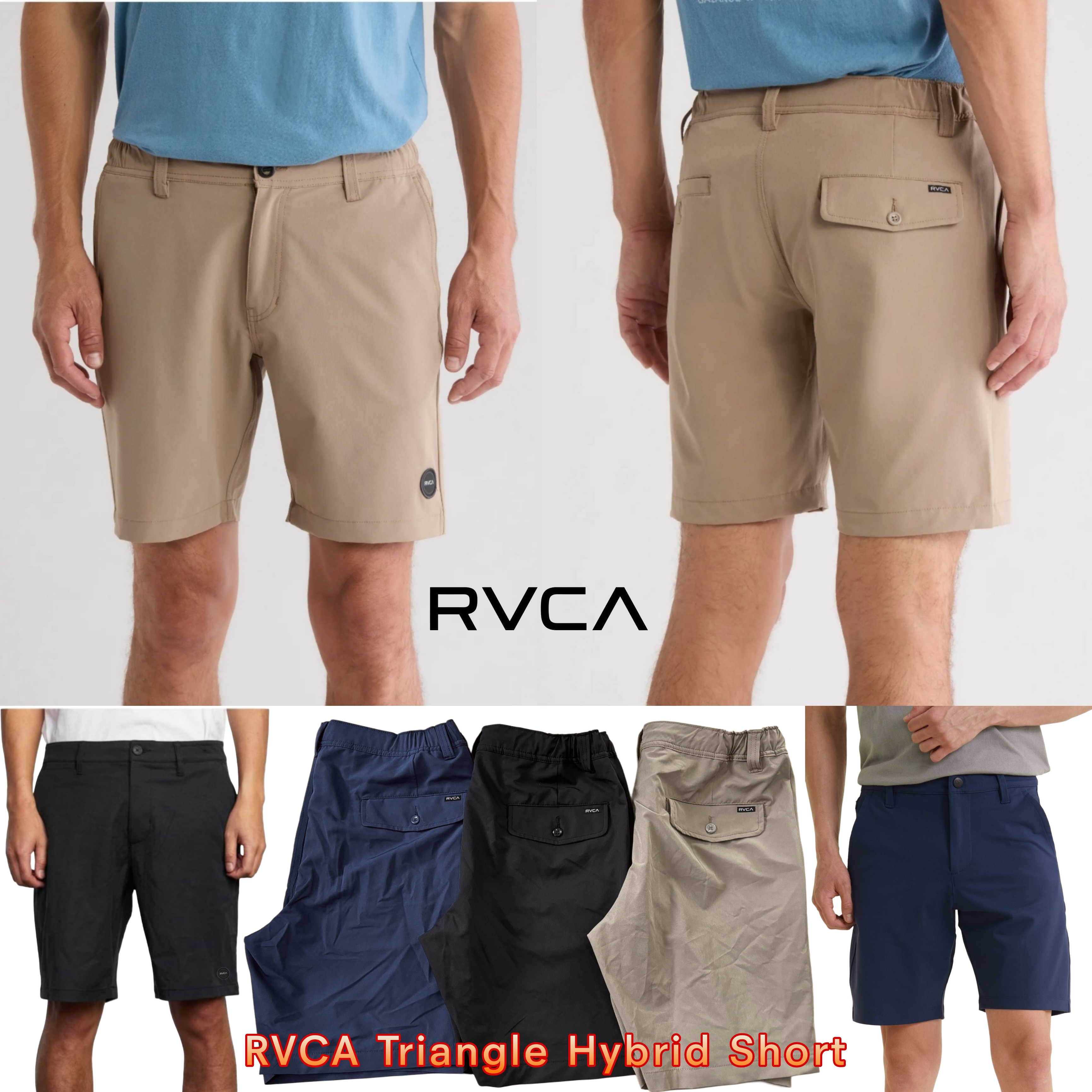 RVCA Triangle Hybrid Chino Shorts