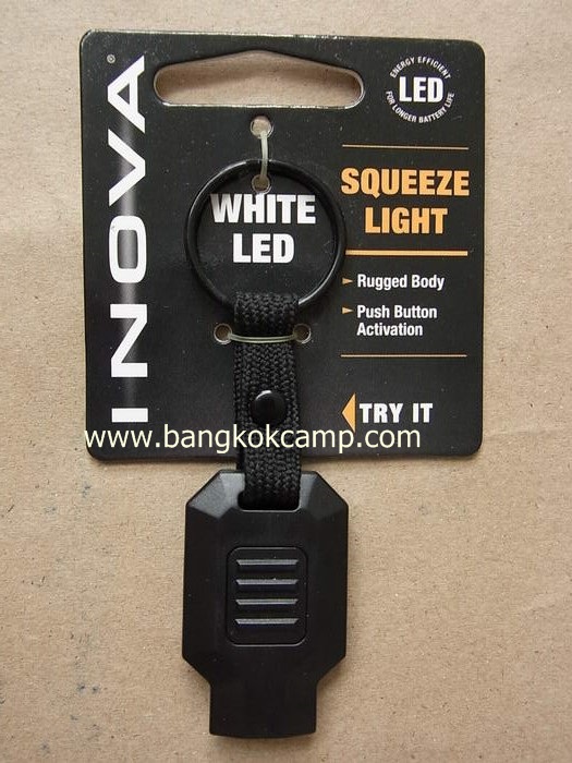 INOVA SQUEEZE ไฟฉายพวงกุญแจ หลอดLED พกพาสะดวก น้ำหนักเบา