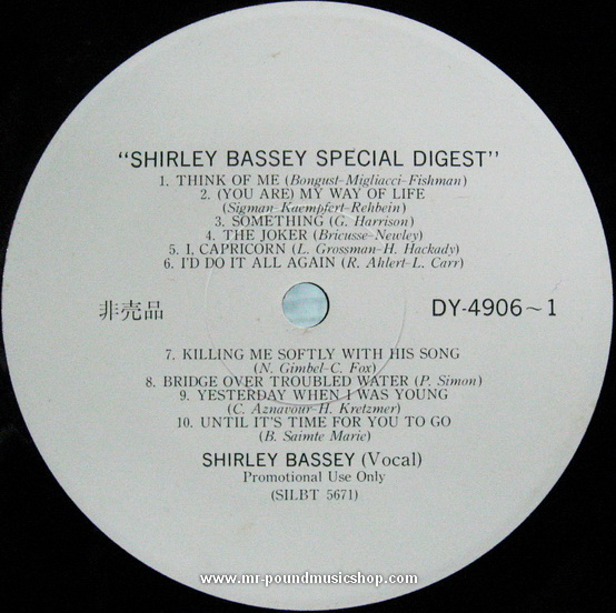 Shirley Bassey - Special Digest