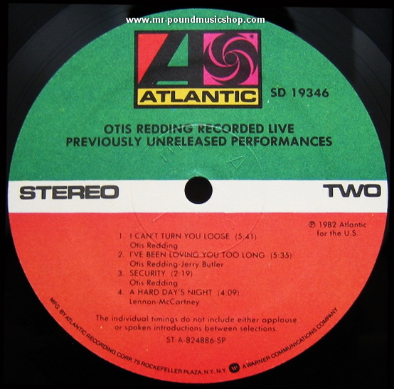 Otis Redding - Recorded Live (Previously Unreleased Performances)