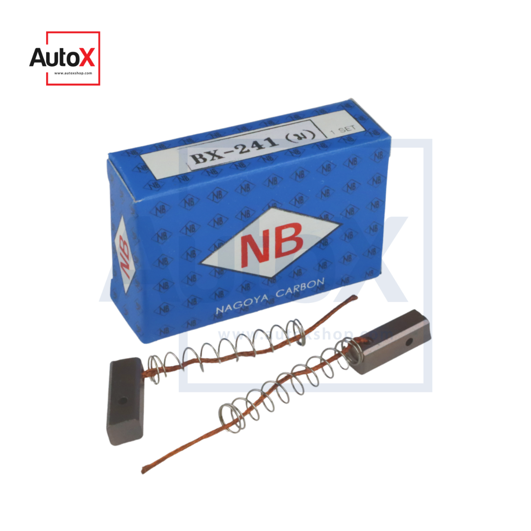 ถ่านไดชาร์จ BX-241 MITSU L200 ไซโคลน LANCER 6x7x20mm ยี่ห้อNB (2ก้อน/1ชุด)