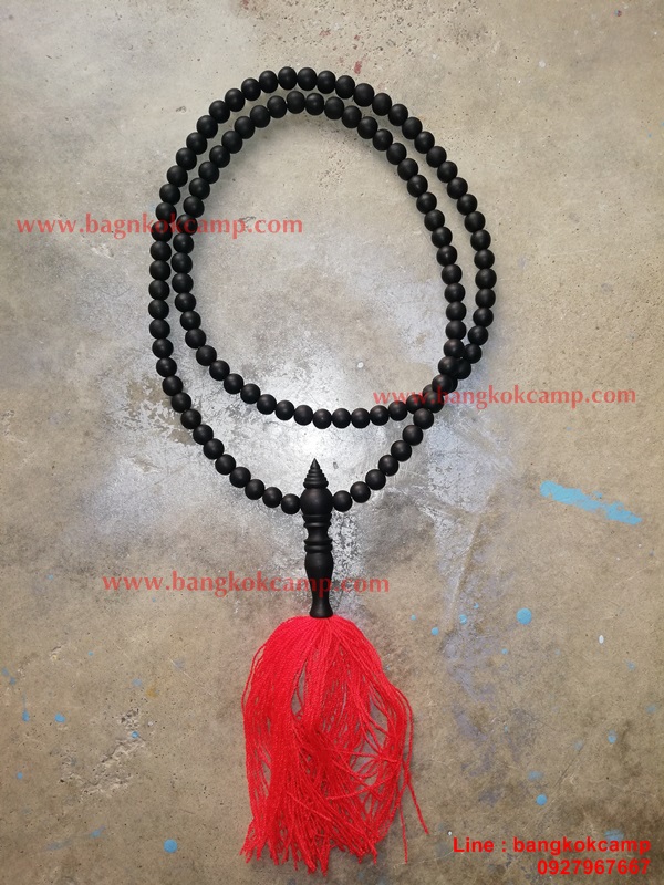 ไม้มงคลหายาก... ประคำ(ไม้งิ้วดำ) สวย ขนาด8มิล....ไม้งิ้วดำแท้ทุกเม็ด