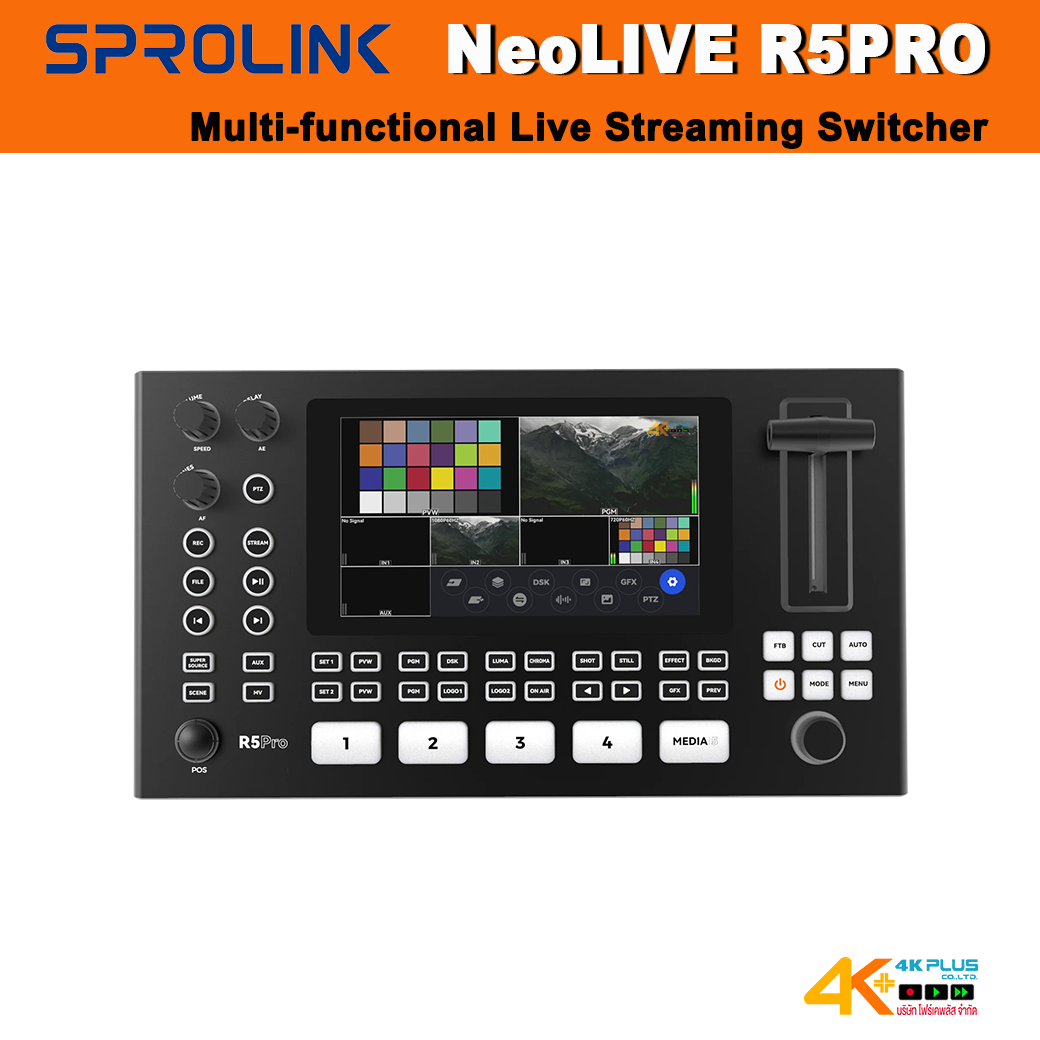Sprolink NeoLIVE R5PRO Multi-functional Live Streaming Switcher