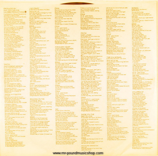 Philip Bailey - Chinese Wall