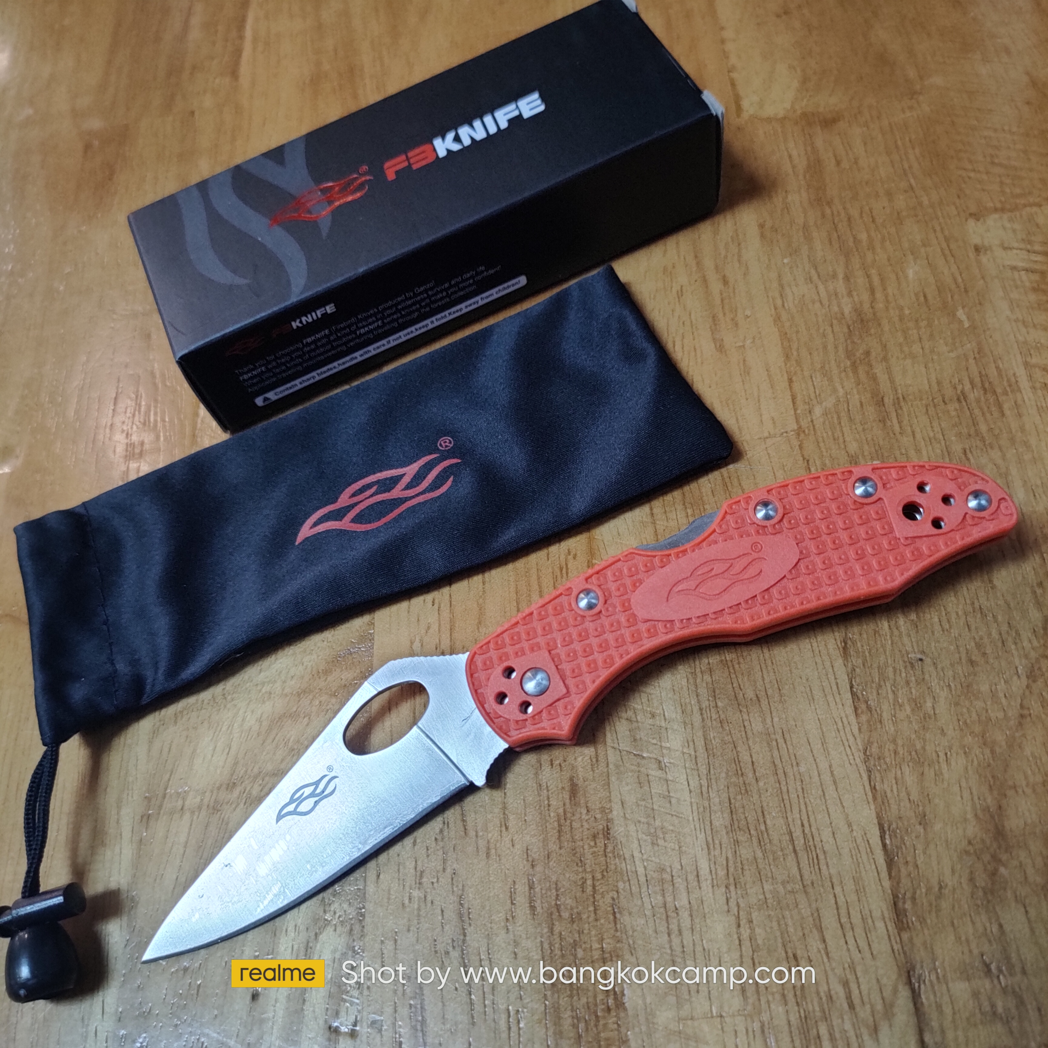 มีดพับ Ganzo กานโซ่ รุ่น F759M / 440C Steel / ของแท้ 100% (สีเขียว / Green)