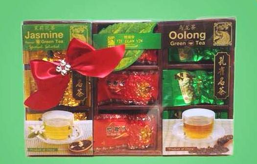 Set ของขวัญใบชา ตรานกยูง