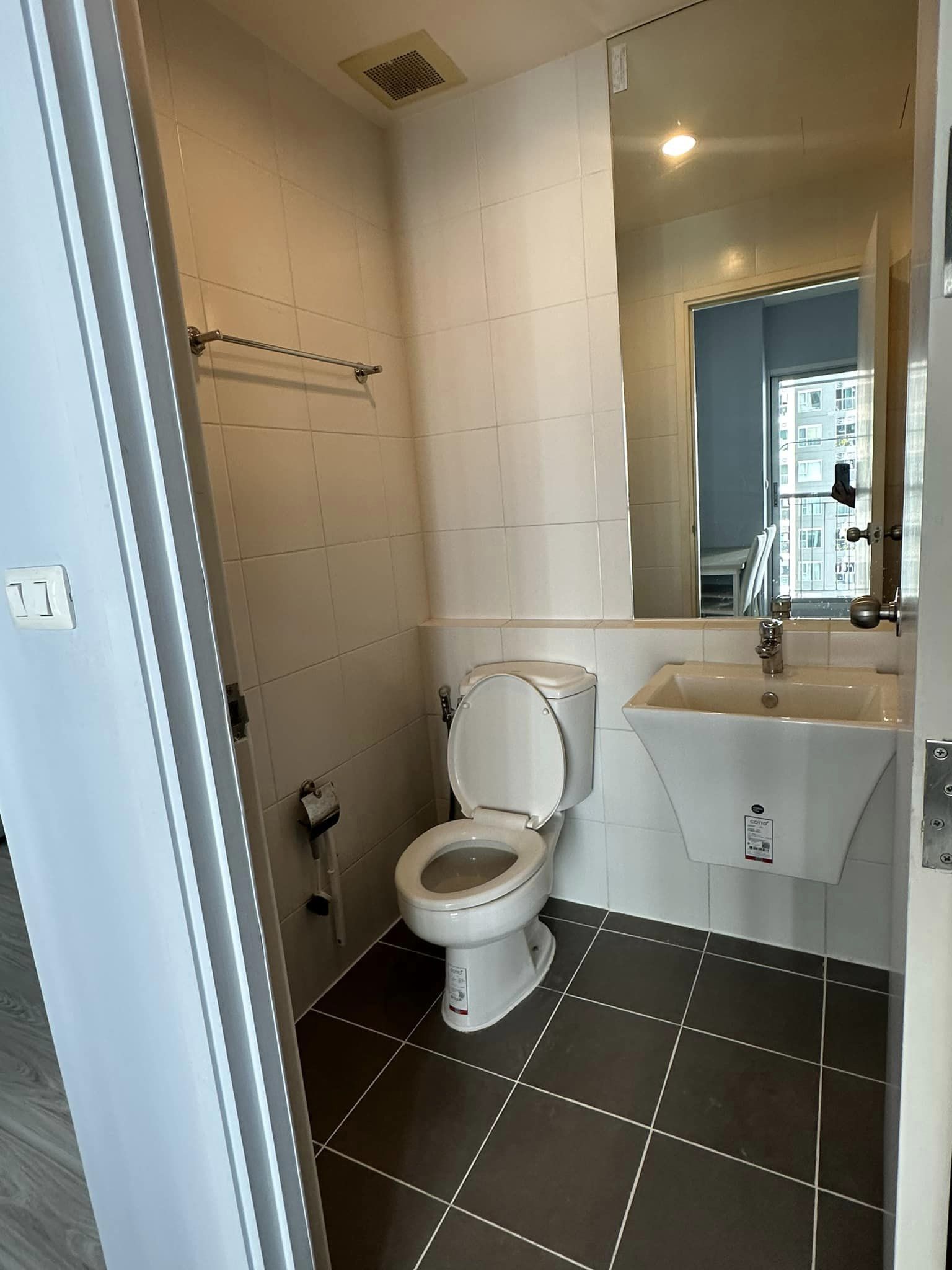 ห้เช่าคอนโด แอสปายรัตนาธิเบศร์ 2 Aspire Rattanathibet 2 แบบ 1ห้องนอน ขนาด 26 ตรม. ตึก A ชั้น 8